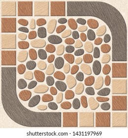 Parking Floor Tiles Stone Background Pattern Design Images Stock