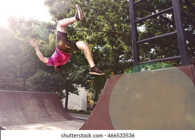 Parkour free run  - Powered by Shutterstock