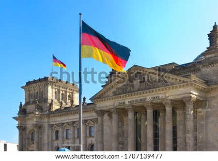 Parliament building in Berlin, Germany Foto d'archivio © 