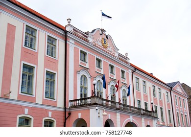 Parliament Building Of Estonia. Toompea Castle.