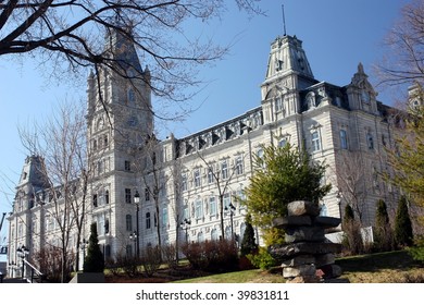 Parliament Building In Quebec, Canada