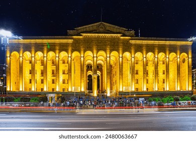 Parliament building in Tbilisi, capital of Georgia
