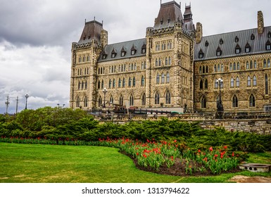 Parliament Buildings Ottawa Canada Historic Neogothic Stock Photo ...