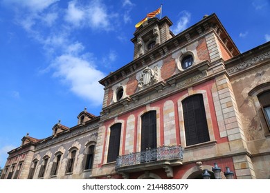 Parliament Of Catalonia Building In Barcelona. Regional Government In Catalonia.