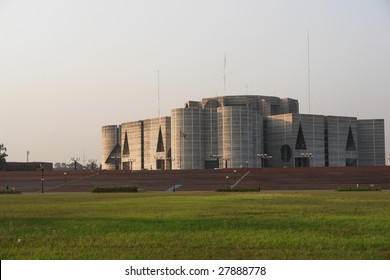 Parliament House Building In Dhaka Bangladesh