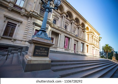 Parliament House For The State Of Victoria In Melbourne CBD, Victoria, Australia