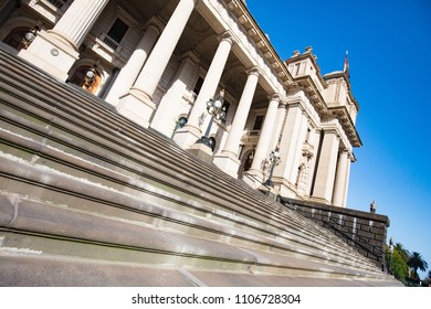 Parliament House For The State Of Victoria In Melbourne CBD, Victoria, Australia