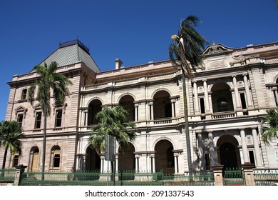 Parliament Of Queensland In Brisbane, Australia. Government Building.