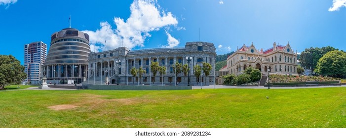 Parliamentary Library and New Zealand Parliament Buildings in Wellington
