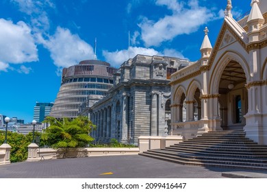 Parliamentary Library and New Zealand Parliament Buildings in Wellington