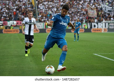 Parma, Italy. 24th August 2019. Italian Serie A. Parma Calcio Vs Juventus Fc. Sami Khedira Of Juventus FC.   