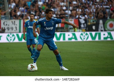 Parma, Italy. 24th August 2019. Italian Serie A. Parma Calcio Vs Juventus Fc. Sami Khedira Of Juventus FC.   