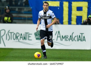 Parma, Italy, February 09 2020 Matteo Darmian Of Parma Calcio 1913 During Parma Vs Lazio Italian Serie A Soccer Match