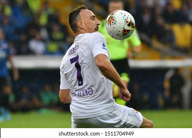 Parma, Italy, September 22 2019 FRANCK RIBERY FIORENTINA  During Atalanta Vs Fiorentina  Italian Soccer Serie A Men Championship