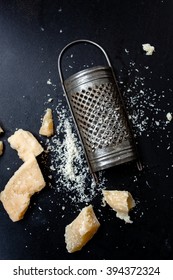 Parmesan Cheese With A Grater