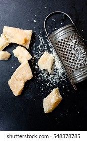 Parmesan Cheese With A Grater