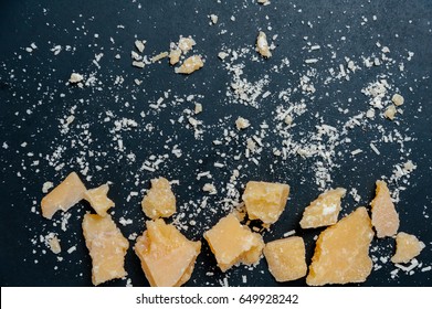 Parmesan cheese space for text banner. - Powered by Shutterstock