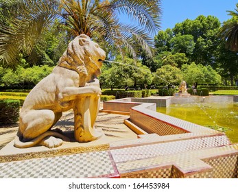 Parque De Maria Luisa - Maria Luisa Park In Seville, Andalusia, Spain