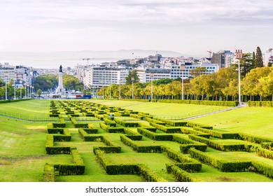 Parque Eduardo VII In Lisbon,Portugal