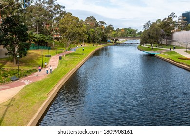 Parramatta Park And River Near Sydney, NSW Australia