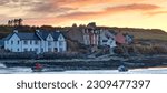 Parrog, Newport, Pembrokeshire, Terrace, Sunset