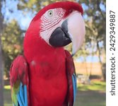 Parrots (Psittaciformes), also known as psittacines are birds with a strong curved beak, upright stance, and clawed feet. They are conformed by four.
