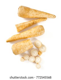 Parsnip Isolated On White