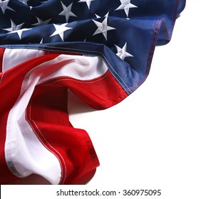 Part American National Flag Isolated On Stock Photo 360975095 ...