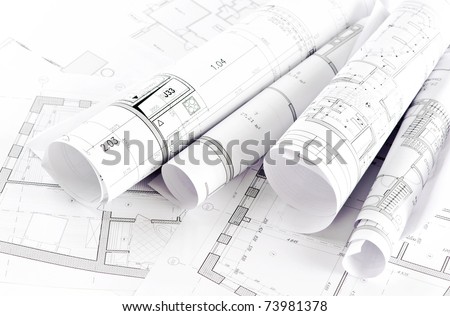 Similar – Image, Stock Photo floor plan Part Paper Old