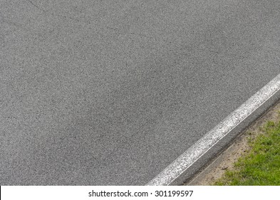 Part Of Asphalt Racetrack Road (Texture)