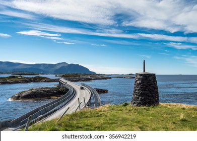 Part Of The Atlantic Ocean Road In Norway