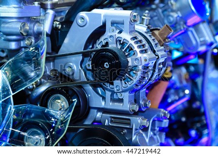 Part of car engine