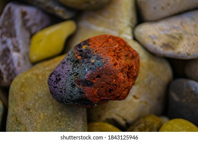 Part Of The Chelyabinsk Meteorite On The Seashore