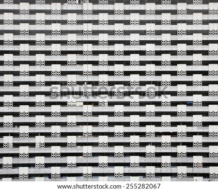 Part of a facade of a building for abstract background