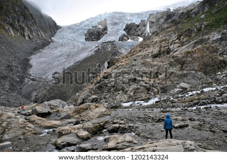 Foto Bild auf’n Sprung Gletscher Eis