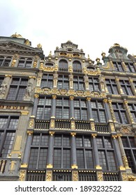 Part Of Grand Place (Grote Markt), Brussels, Belgium.