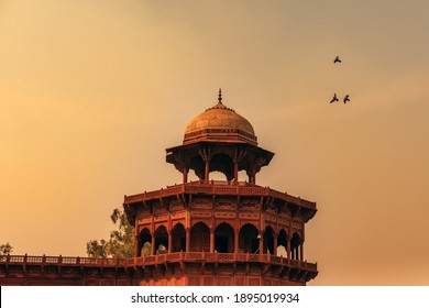 Part Of A Hindu Temple Complex In The City Of Agra