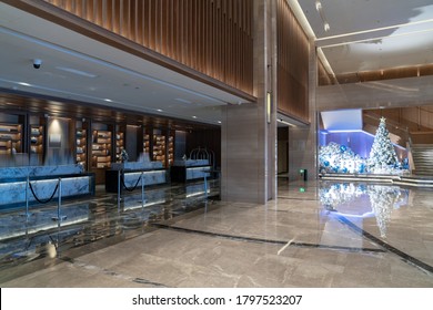 Part Hotel Lobby Interior Modern Style Stock Photo 1797523207 ...