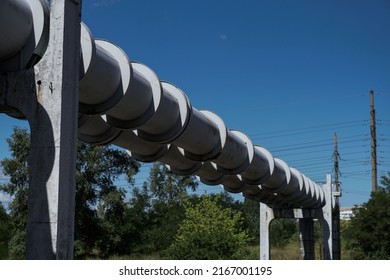 Part Of A Large Volume Gas Pipeline.