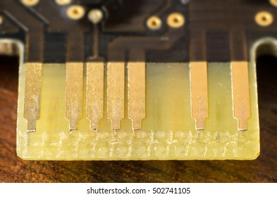 a part of microchip macro