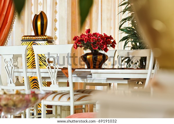 Part Modern Art Deco Style Dining Stock Photo Edit Now 69191032