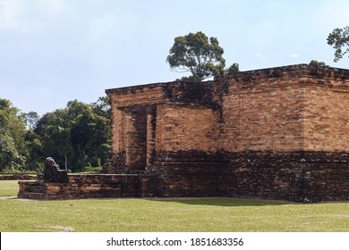 Part Of Muaro Jambi Temple Building In Muaro Jambi Regency, Jambi Province, Sumatra, Indonesia. Muaro Jambi Temple Is A Buddhist Temple Complex, The Temple Complex Was Built By The Melayu Kingdom