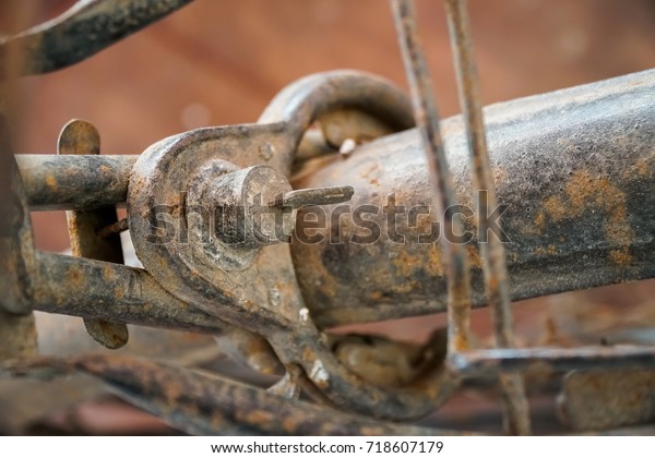 old bicycle lock