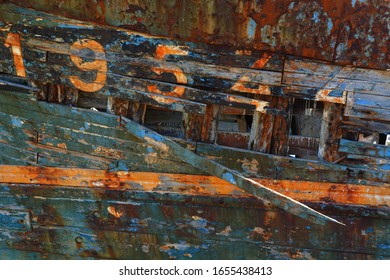 Part Of An Old Boat Hull