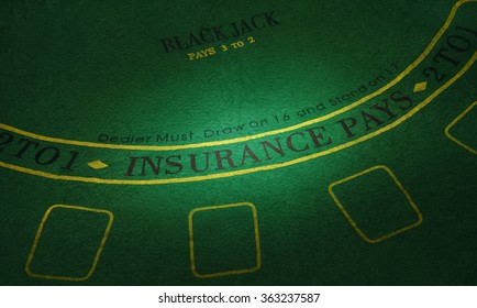 Part of poker table. High resolution image.