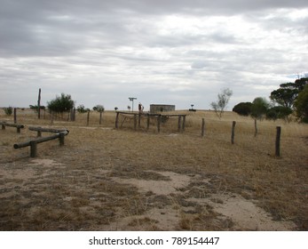 Part Rabbit Proof Fence State Barrier Stock Photo Edit Now 789154447