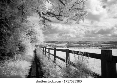 A Part Of The Ridgeway National Footpath Trail Near Wiggington, In Hertfordshire, England.