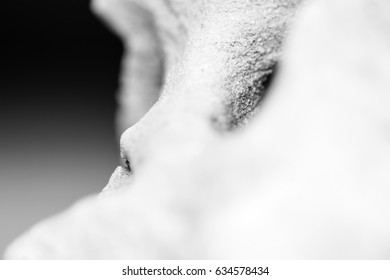 Part of a rock close up