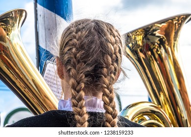 Part Of A Typical Bavarian Brass Band