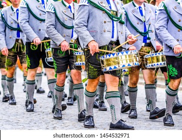 Part Of A Typical Bavarian Brass Band